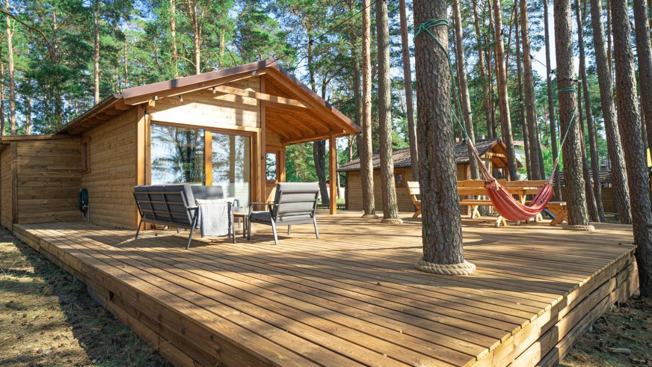 Sloneczny Domek Borsk Nr 2 I 15 - Nad Samym Jeziorem W Pierwszej Linii Exterior photo
